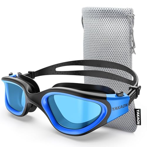 YAKAON A1 SE Anti-Beschlag Schwimmbrille, UV-Schutz Schwimmbrille, wasserdicht klare Sicht Verstellbar Profi Schwimmbrillen für Herren und Dam YAKAON A1 SE Anti-Beschlag Schwimmbrille, UV-Schutz Schwimmbrille, wasserdicht klare Sicht Verstellbar Profi Schwimmbrillen für Herren und Dam von YAKAON