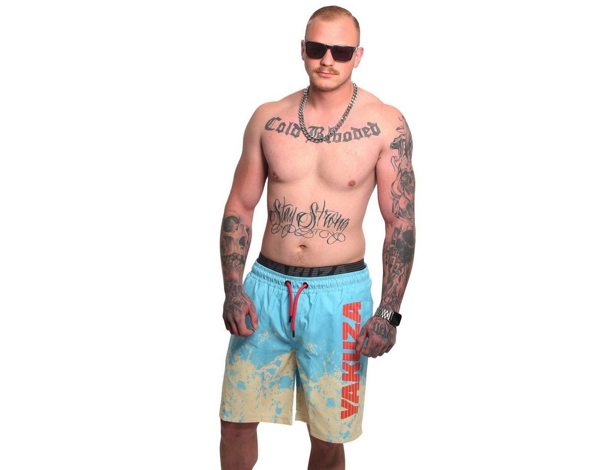 YAKUZA Badeshorts Splash Allover YAKUZA Badeshorts Splash Allover von YAKUZA