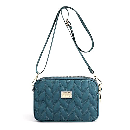 YANAIER Damen Handy Umhängetasche Schultertasche Wasserdicht Nylon kleine Tasche Handytaschen zum Umhängen Frauen Brieftasche Blau-1 YANAIER Damen Handy Umhängetasche Schultertasche Wasserdicht Nylon kleine Tasche Handytaschen zum Umhängen Frauen Brieftasche Blau-1 von YANAIER