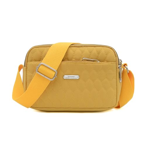 YANAIER Handtasche Damen Umhängetasche Kleine Tasche Schultertasche Frauen Kleine GeldböRse Brieftasche Mode Damentaschen Gelb-2 YANAIER Handtasche Damen Umhängetasche Kleine Tasche Schultertasche Frauen Kleine GeldböRse Brieftasche Mode Damentaschen Gelb-2 von YANAIER