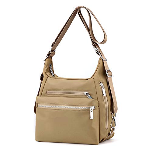 YANAIER Rucksack Tasche Damen 3 in 1 Handtasche Schultertasche Stilvolle Multifunktionale Umhängetaschen für Reise Outdoor Alltag Schule Einkauf Khaki YANAIER Rucksack Tasche Damen 3 in 1 Handtasche Schultertasche Stilvolle Multifunktionale Umhängetaschen für Reise Outdoor Alltag Schule Einkauf Khaki von YANAIER