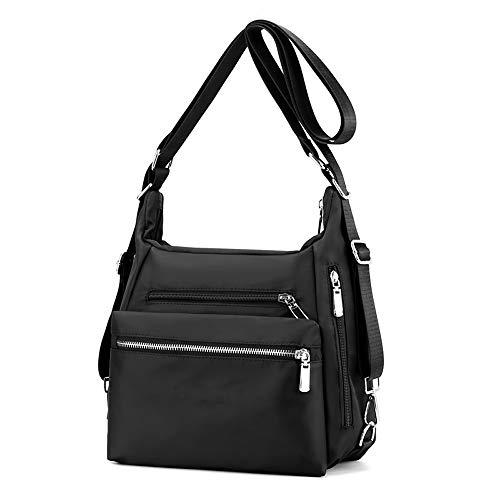 YANAIER Rucksack Tasche Damen 3 in 1 Handtasche Schultertasche Stilvolle Multifunktionale Umhängetaschen für Reise Outdoor Alltag Schule Einkauf Schwarz YANAIER Rucksack Tasche Damen 3 in 1 Handtasche Schultertasche Stilvolle Multifunktionale Umhängetaschen für Reise Outdoor Alltag Schule Einkauf Schwarz von YANAIER