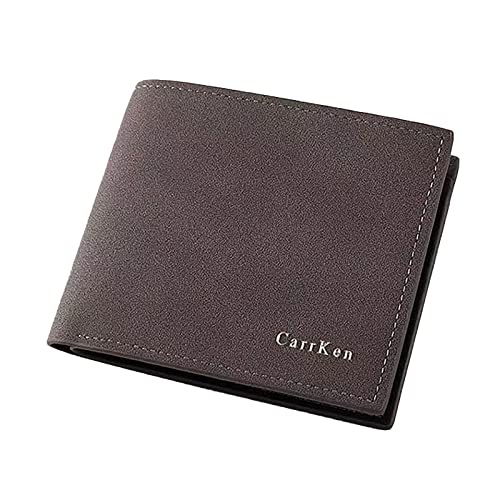 YANFJHV , modische, multifunktionale, weiche -Geldbörse für Herren Sicherheitskette Brieftasche (Coffee, One Size) von YANFJHV
