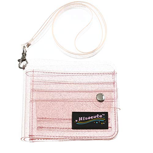 YANFJHV Card Mode Geldbörse feste Damenfarbe Gelee Tasche Brieftasche Für Reisepass (Pink, One Size) von YANFJHV
