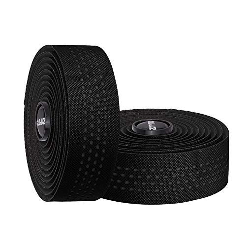 YANHAO Lenkerband für Citybike Road Bike, Weiches atmungsaktives Fahrrad-Lenker-Band Kork Eva Bar Tape Professional Radfahren Dämpfung Anti-Vibrationsverpackung Zubehör(Black) von YANHAO