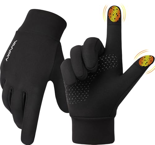 YANIKY Handschuhe Herren Damen Fahrradhandschuhe Winddichte Laufhandschuhe Thermo Handschuhe Winter Anti-Rutsch Touchscreen Sporthandschuhe Für Fahrrad, Laufen, Wandern, Fahren YANIKY Handschuhe Herren Damen Fahrradhandschuhe Winddichte Laufhandschuhe Thermo Handschuhe Winter Anti-Rutsch Touchscreen Sporthandschuhe Für Fahrrad, Laufen, Wandern, Fahren von YANIKY