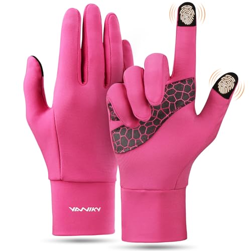 YANIKY Laufhandschuhe Touchscreen Handschuhe Herren Damen Leichte Sport Handschuhe Unisex Winddicht Winter Fahrradhandschuhe rutschfest Winterhandschuhe für Laufen Fahren Radfahren Joggen YANIKY Laufhandschuhe Touchscreen Handschuhe Herren Damen Leichte Sport Handschuhe Unisex Winddicht Winter Fahrradhandschuhe rutschfest Winterhandschuhe für Laufen Fahren Radfahren Joggen von YANIKY