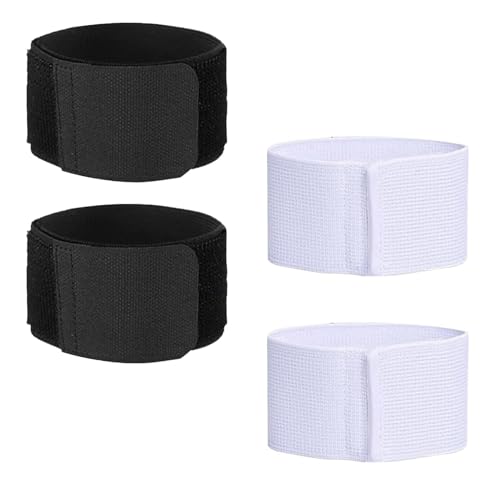 YANINEE 4 Stück Anti Rutsch Schienbeinschonerhalter mit Klettverschluss, Stutzenhalter Fussball YANINEE 4 Stück Anti Rutsch Schienbeinschonerhalter mit Klettverschluss, Stutzenhalter Fussball von YANINEE