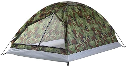 2-Personen-Zelt ultraleichtes einlagiges wasserdichtes Campingzelt PU1000mm mit Tragetasche zum Wandern geeignet von YANXIR