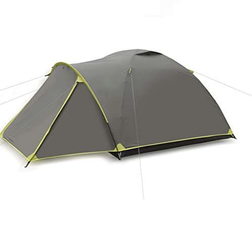 3-4Personen Outdoor Tragbare Camping Ausrüstung Park Picknick Doppel-Schicht Zelt Tourist Familie Reise Zelt von YANXIR
