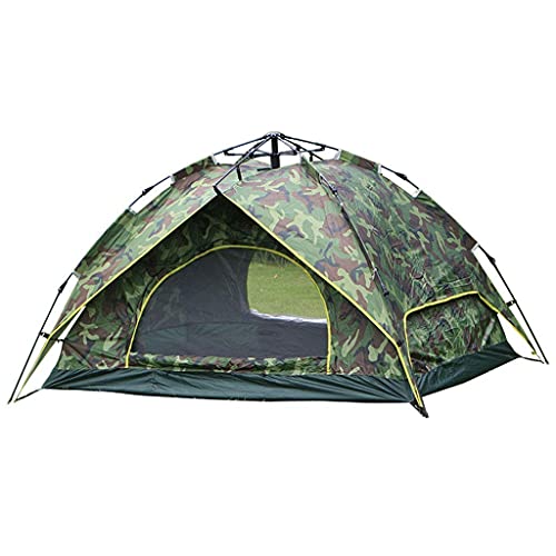 Regenfeste Campingzelte für 2 Personen, Pop-Up-Kuppelzelt, Faltbare und atmungsaktive Zelte, Mückenschutz und Schutz, geeignet für Camping und Wandern im Freien von YANXIR