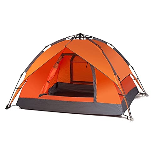 Zelt Wasserdichtes Faltzelt, Automatischer und sofortiger Zeltaufbau, Doppelstockzelt für 3–4 Personen, für Camping, Wandern, Outdoor von YANXIR