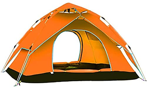 Zelte für Camping Campingzelt für 3–4 Personen, Outdoor-Zelt, Reise-, Wander-, Strandzelt, UV-beständig, stabil und leicht, Familientreffen von YANXIR