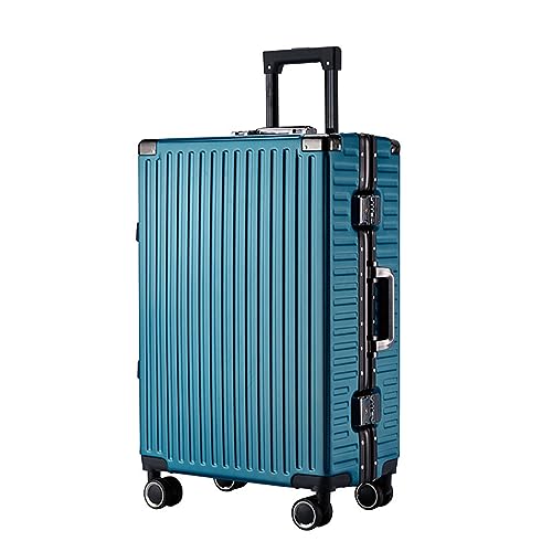 YAOSHER Handgepäck, Koffer mit Universalrädern, leise, stoßdämpfend, starr, ausziehbar und mit großem Fassungsvermögen, geeignet für Reisen (grün, 50,8 cm), blau, 20 inches von YAOSHER