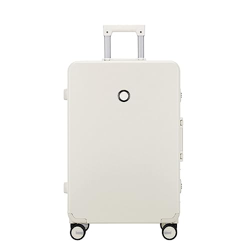 YAOSHER Koffer mit Rollen, 50,8 cm (20 Zoll), Universalrad, Passwort von 24 Zoll (61 cm), große Kapazität, Koffer (rot, 20 Zoll), weiß, 22 inches von YAOSHER
