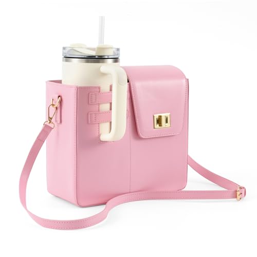 YAOZUP Tasche für Stanley Cup, Stanley Cup Tasche mit Fach und Verstellbarem Schultergurt, Tasche mit Getränkehalter, Handtasche für Stanley Cup, Stanley Cup Accessories Crossbody Bag YAOZUP Tasche für Stanley Cup, Stanley Cup Tasche mit Fach und Verstellbarem Schultergurt, Tasche mit Getränkehalter, Handtasche für Stanley Cup, Stanley Cup Accessories Crossbody Bag von YAOZUP