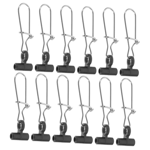 YARNOW 1 Satz Angelschuppenhaken Angelköder Perlen Höhenhaken Fischclip Für Einen Angler Fishing Tackle Angelhaken Aus Edelstahl Tragbare Schnappclips Rostfreier Stahl 30st von YARNOW