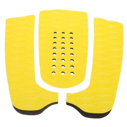 YARNOW 1 Satz Zubehör für Surfbretter Surfbrett Zubehör Surfbrett-Griffpolster Surfzubehör Surfbrett- Hydrofoil-Surfbrett Traktionspad für Surfbretter Eva Surfing Traction Pad Yellow von YARNOW