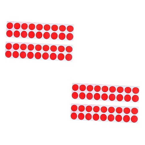 YARNOW 1800 Stück Zielscheibe schießen schiessscheiben schießsport aim Code-Punkt-Etiketten Schießwerkzeuge Aufkleber Papier Lieferungen Patch Zubehör Ziel Innere Neonlichter rot von YARNOW