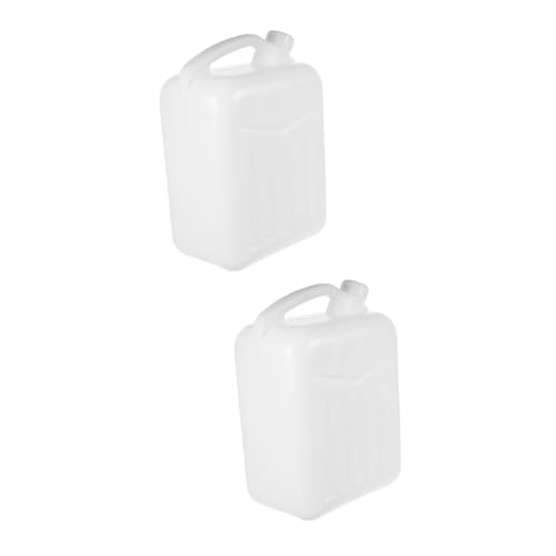 YARNOW 2St Aufbewahrungseimer für Weinkessel Wasserbehälter getränkebehälter Wassertankträger tragbare Wasserflasche Wasserkocher Outdoor-Versorgung Outdoor-Camping-Wassereimer hdpe Weiß von YARNOW