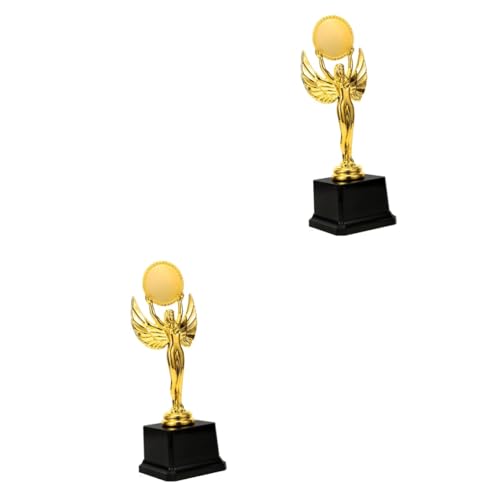 YARNOW 2St Kindertrophäe Trophäenmodell Wertschätzungsgeschenk kleine Trophäe party zubehör schreibtisch dekoration - -Trophäe Trophäe für Studierende Plastik Wiederverwendbar von YARNOW