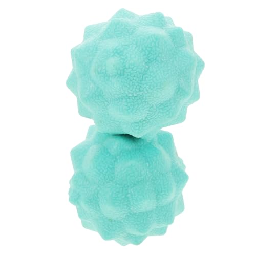 YARNOW 2St Massagekugel Fitnessball fußmassage Massageball für die Nackenmuskulatur Massageball für die Fußsohlen Yoga-Ball Rollkugel massieren Trainingsball Massagegerät Light Green von YARNOW