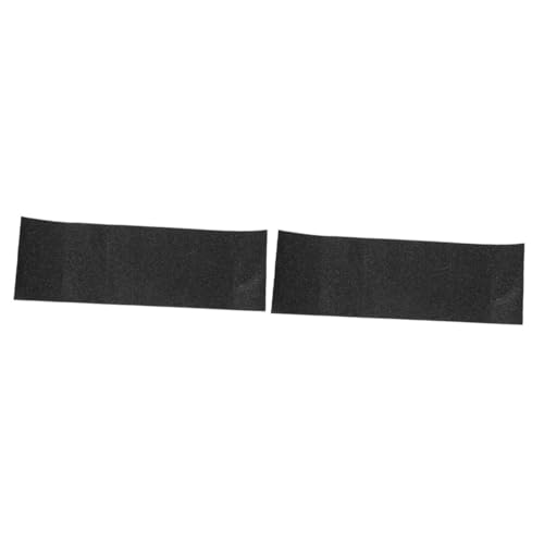 YARNOW 2St Surfbrett-Schleifpapier OS780 perforiertes und atmungsaktives Skateboard-Schleifpapier (schwarz-34 * 11 Zoll) Skateboard zubehör Skateboard Dekoration Skate-Tape Planke Rad Black von YARNOW