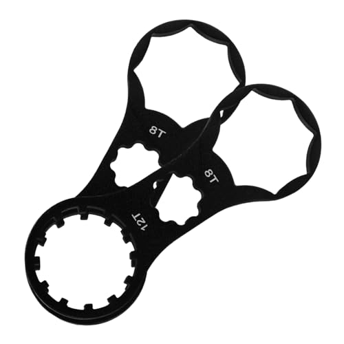 YARNOW 2st Reparatur Werkzeuge Für Fahrräder Fahrradwerkzeuge Schraubenschlüssel Reparieren Gabelkappen-entferner Fahrradversorgung Fahrräder Schraubenschlüssel Legierung Black von YARNOW