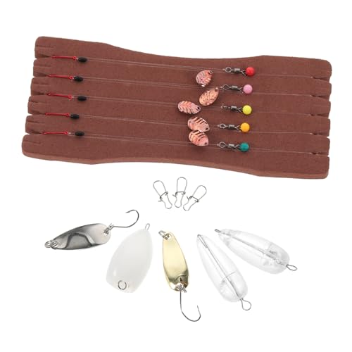 YARNOW 3 Sätze Angelanzug gummifische Fishing Reel freilaufrolle Angeln anglerzubehör hechtköder Angelausrüstung für Jungen Angelhaken Angelköder-Kit Angelzeug Angeln lockt Barsch ， von YARNOW