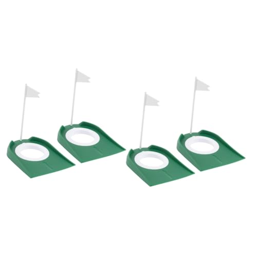 YARNOW 4 Stück Golf-Putting-Scheibe Golfübungs-Putting-Cup Putting-Tool Üben Trainingshilfen Für Golflöcher Golf-übungsgeräte Trainingszubehör Cpe-Kunststoff Kleine Werkzeuge Drinnen von YARNOW