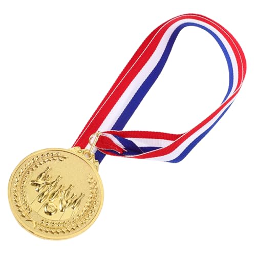 YARNOW Bowling-Medaille Gold-sportpreis Bowlingmedaillen Für Den Sport Bowlingpreis Bowling Trophäen Bowlingmedaillen Für Bowlingkugel-medaillen Schulmedaille Golden Zinklegierung von YARNOW