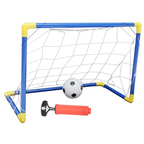 YARNOW Fußballtor Set Outdoor DIY Fußballtor Mit Netz Fußball Netz Für 60CM Höhe Inklusive Zubehör Und Ball Ideal Für Garten Und Park Spiele von YARNOW