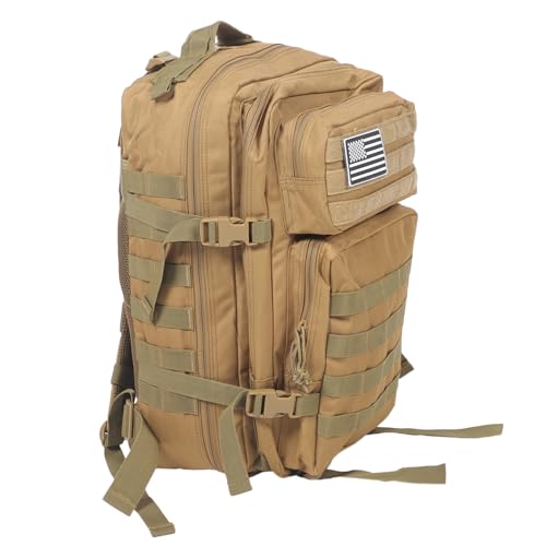 YARNOW Rucksäcke Wanderrucksack Taktischer Rucksack Für Outdoor Aktivitäten Großer Stauraum Wasserabweisendes 900d Oxford Ideal Für Wandern Camping Und Reisen Farbe von YARNOW