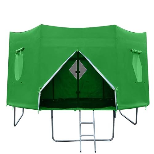 Vielseitig einsetzbares Trampolin-Vorzelt | Zelt für Trampolin | Sonnenblende für Trampolin | Zeltabdeckung für Trampolin | Atmungsaktive Außenabdeckung für Trampolin von YAVQVIN