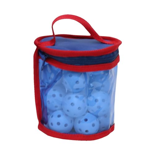 YAVQVIN Golftasche, Golfballtasche, Sack,Golfball-Aufbewahrungstasche mit Reißverschluss | Tragbare Golfballtasche, waschbare Golf-Tees-Tasche für Golfschlägerball, Tischtennis-Organizer von YAVQVIN