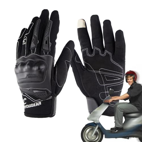 YAVQVIN Motorradhandschuhe, Mountainbike-Handschuhe | Fahrrad mit Touchscreen mit Gelenkschutz, Motocross-Handschuhe zum Schutz vor Stürzen, für Outdoor-Sportarten, -Fahrräder, Motorräder von YAVQVIN