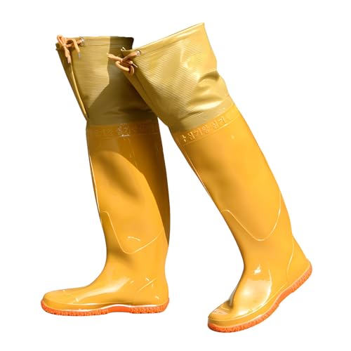 YBAAKZIIR Outdoor Herren Wathose, wasserdichte Hüftstiefel Hüftwaders, Keine Lecks, Hüftwaders, leichte, rutschfeste Angelwader mit stärkerem Griff, for das Waten im Sand in der Landwirtschaft(5.5) von YBAAKZIIR