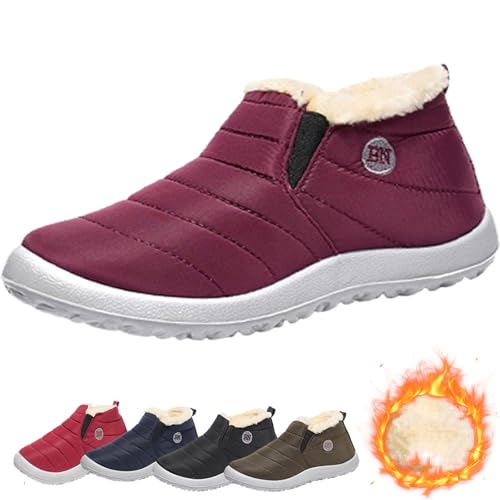 Podojoy Winter Boots, Unisex Comfort Boots for Autumn and Winter, with Warm Plush Lining,Waterproof Non-Slip Snow Boots (A03,47EU) von YBJUTT