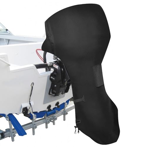 Außenborder Abdeckung, Viele Größen, 100% wasserdicht 600D Oxford Bootsmotorabdeckung, Schwerlast Reißfest Persenning für Außenbordmotor, geeignet für Außenborder (15-20HP/PS(150 * 125cm),Black) Außenborder Abdeckung, Viele Größen, 100% wasserdicht 600D Oxford Bootsmotorabdeckung, Schwerlast Reißfest Persenning für Außenbordmotor, geeignet für Außenborder (15-20HP/PS(150 * 125cm),Black) von YBYHFAA