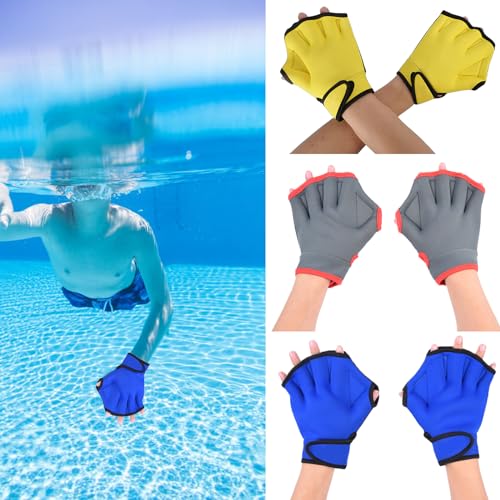 Schwimmpaddel Flossen Schwimmhand Finger Schwimmhandschuh Schwimmhäute Schwimmhandschuh Schwimmhandschuh Schwimmhäute Finger Schwimmhandschuh von YCHUCH