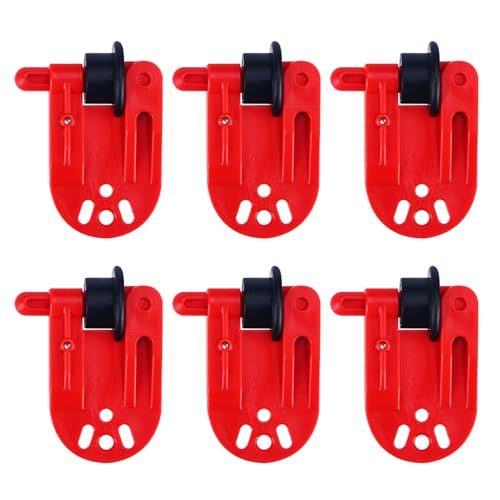 YCHUCH 6 x schwere Spann-Clips, Hobelbrett, Entriegelungs-Clips zum Angeln, Schleppen, Downrigger-Clips, Inline-Seitenclips von YCHUCH