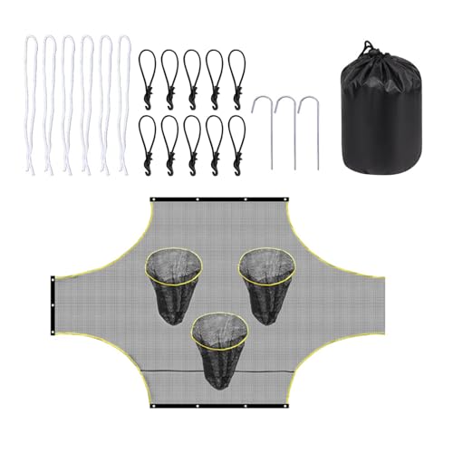 YCHUCH Scoring Training Equipment Shots Targets Net Football Training Net Soccer Net Soccer Targets Sheet With Scoring Zones von YCHUCH