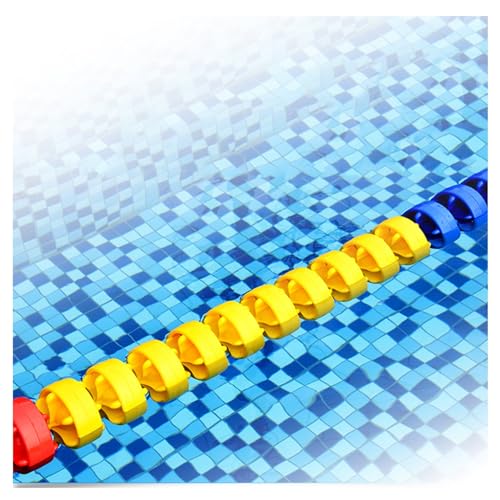Schwimmseil Zur Pooltrennung, 1,0-12,1 M, Einfach Zu Installierende Schwimmende Pooltrennung – for Trennen Von Bahnen Bei Schwimmwettbewerben Im Flachen Wasser(12m/40ft) von YCOVSFP