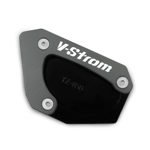YCSYHQM CNC-Fuß-Seitenständerverlängerung für Motorrad, Stützplatte, vergrößert für DL650 V-Strom Vstrom 650 2012-2023-Vstrom TI von YCSYHQM