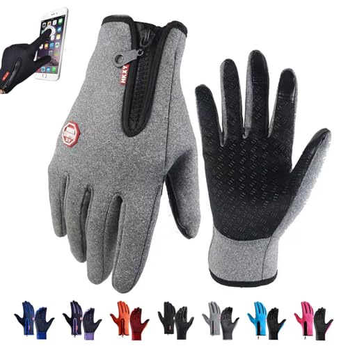 YCYATS Frostfit - Thermo Handschuhe, Warme Winterhandschuhe, Thermo Handschuhe Herren Frostfit Perfekt für Jedes Abenteuer (Grau, M) von YCYATS