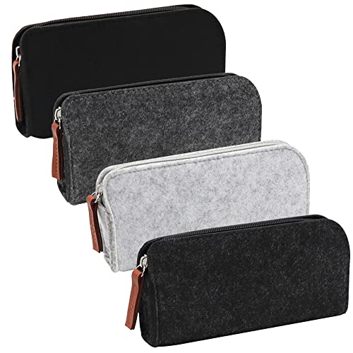 YDHfdc Filz Mäppchen 4 Stück Federmäppchen Filz Multifunktions Briefpapier Beutel für Stifte Bleistifte Leuchtmarker Gel-Stift Markierungen und Andere Schulbedarf YDHfdc Filz Mäppchen 4 Stück Federmäppchen Filz Multifunktions Briefpapier Beutel für Stifte Bleistifte Leuchtmarker Gel-Stift Markierungen und Andere Schulbedarf von YDHfdc