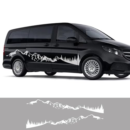 YDIOWBKLO Auto Aufkleber Grafik Vinyl Aufkleber, für Mercedes Vito V Klasse W447 Viano W639 Camper Van Tuning Zubehör von YDIOWBKLO