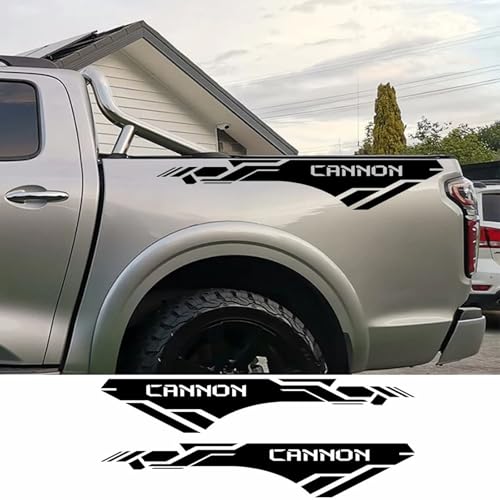 YDIOWBKLO Pickup Heckkofferraum-Seitenaufkleber, für GWM Great Wall UTE Cannon LX Truck Brand Letters Vinyl Decor Cover Autozubehör von YDIOWBKLO