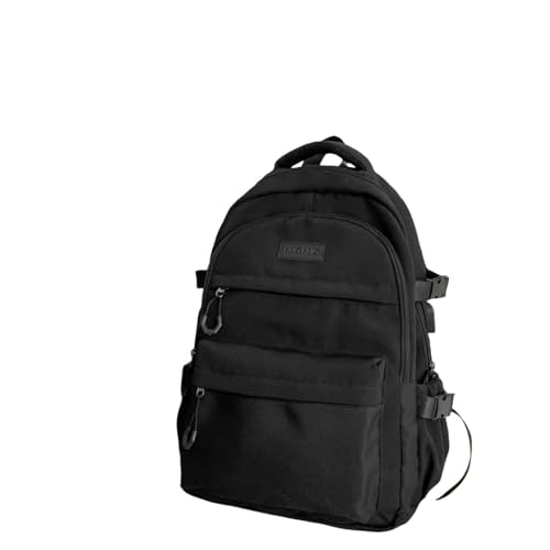 YDRABFLE Rucksack Durable High School Rucksack Große Kapazität Computer Fach-Schwarz von YDRABFLE