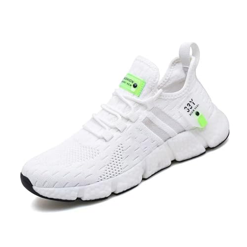 YDRABFLE Sportschuhe Herren -Sneaker Männer Leichtes Mesh Laufschuhe Für Männer Atmungsaktives Sport Lässig Schuh Unisex Tenis Walking-Weiß-37 YDRABFLE Sportschuhe Herren -Sneaker Männer Leichtes Mesh Laufschuhe Für Männer Atmungsaktives Sport Lässig Schuh Unisex Tenis Walking-Weiß-37 von YDRABFLE